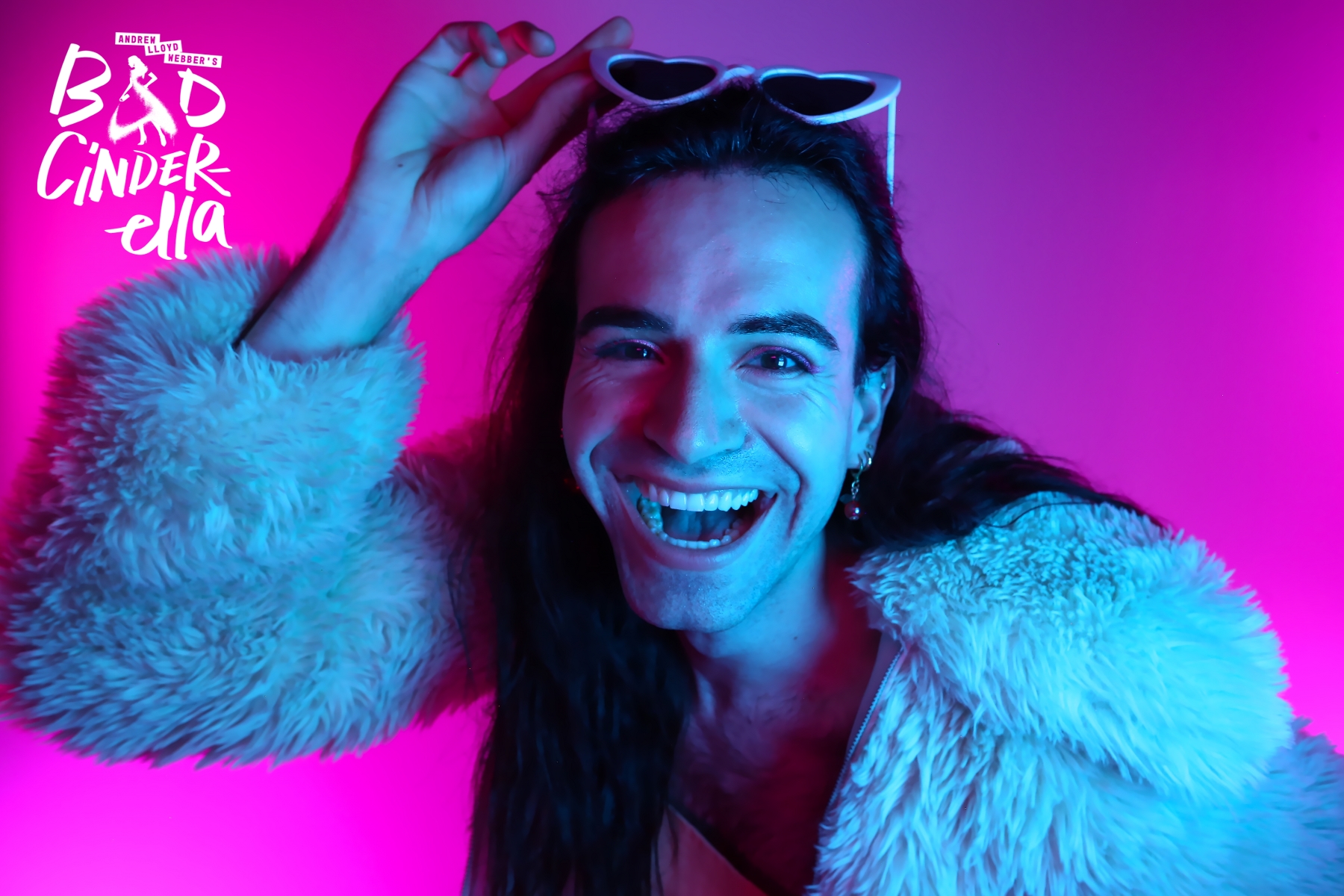 neon glow in dark led photo booth